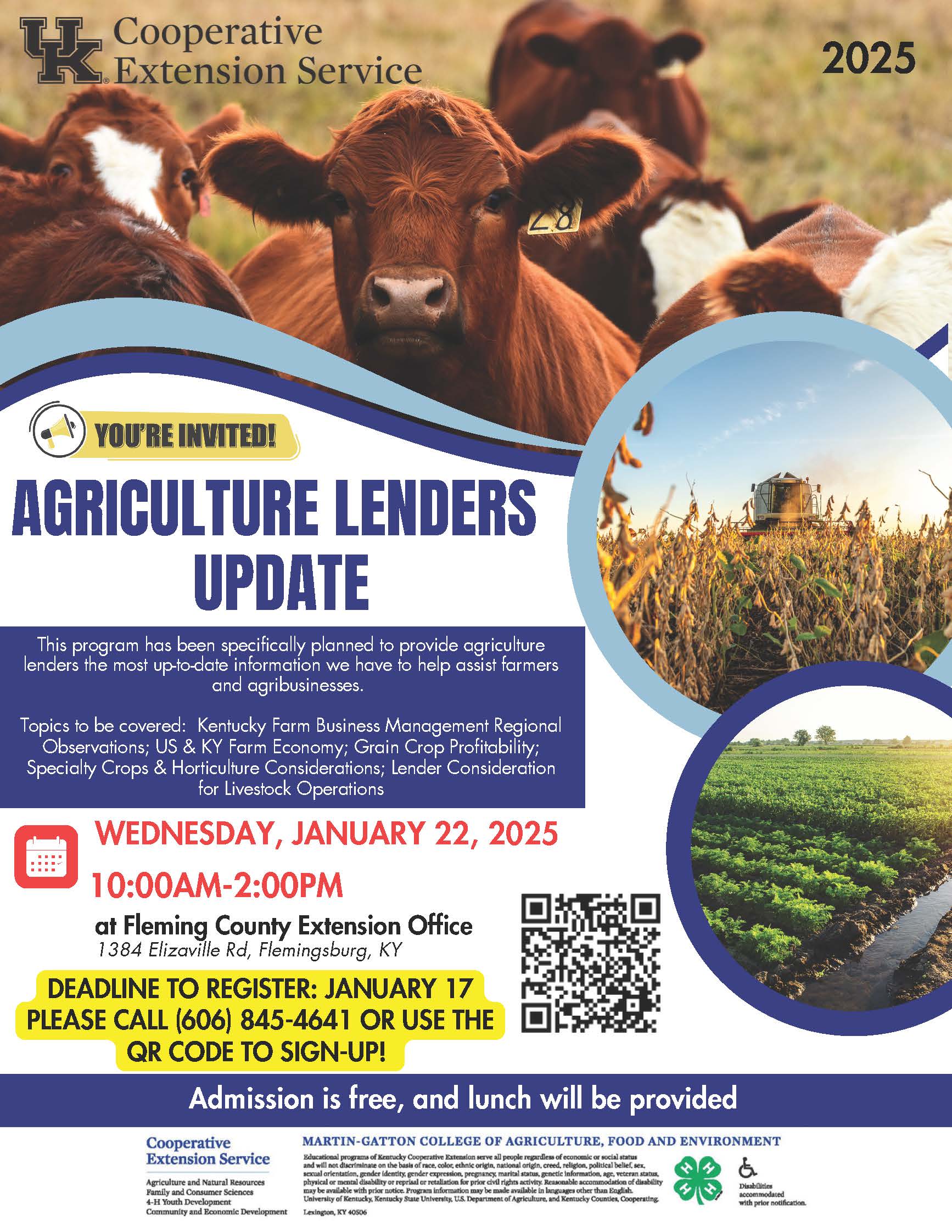 2025 Ag Lenders Conference flyer photo