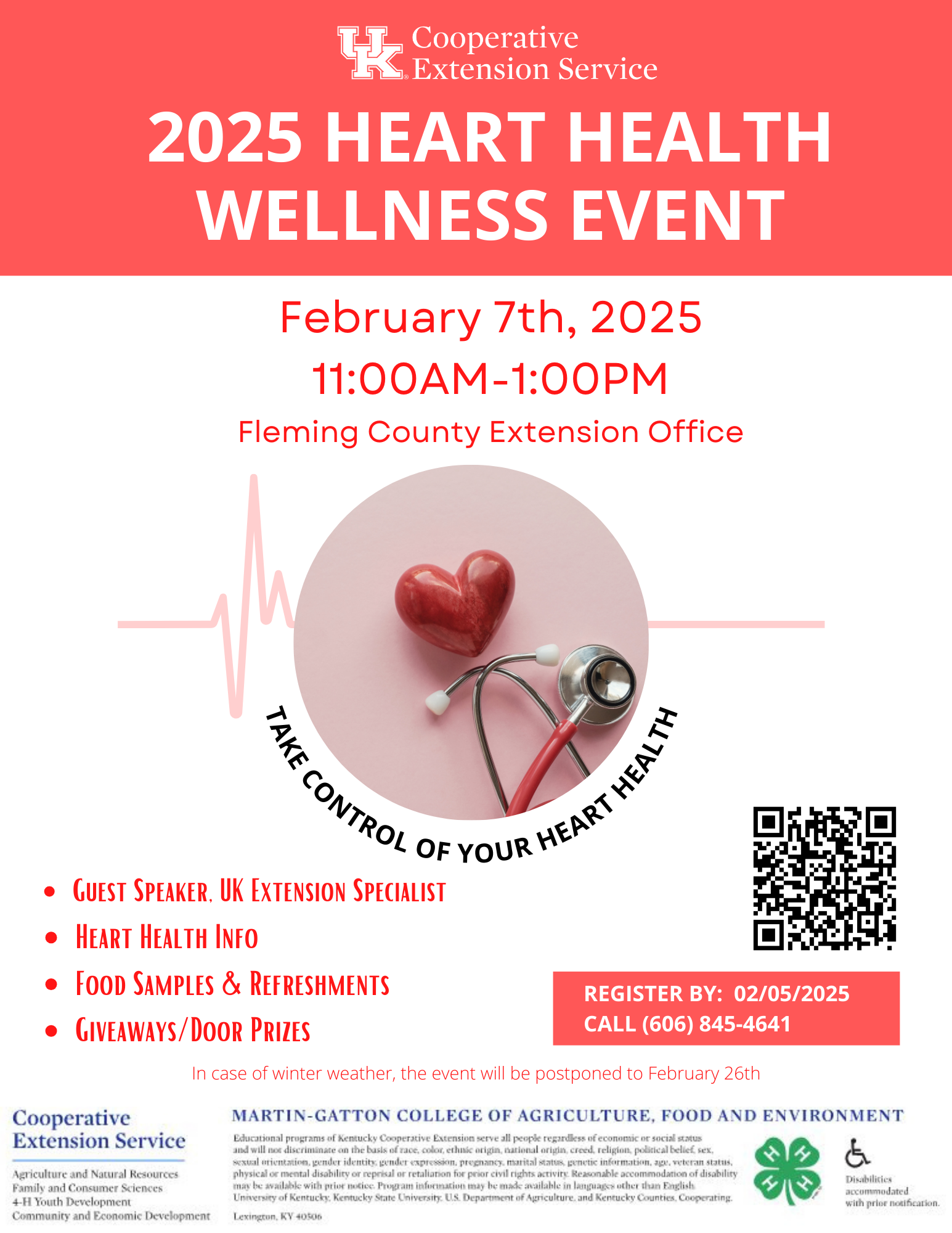 2025 Heart Health Flyer - New Date