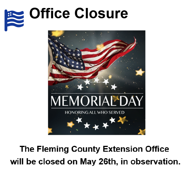 Memorial Day office closing photo